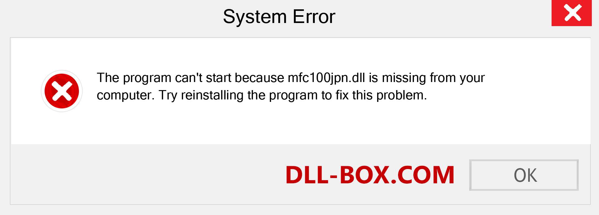  mfc100jpn.dll file is missing?. Download for Windows 7, 8, 10 - Fix  mfc100jpn dll Missing Error on Windows, photos, images