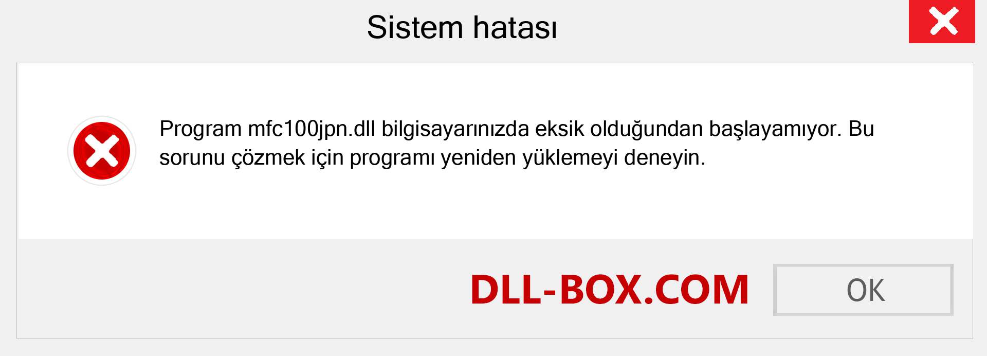 mfc100jpn.dll dosyası eksik mi? Windows 7, 8, 10 için İndirin - Windows'ta mfc100jpn dll Eksik Hatasını Düzeltin, fotoğraflar, resimler